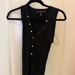 White House Black Market Black Knit Tank - Size S